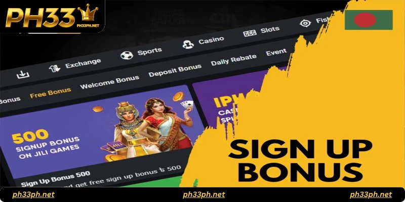 welcome bonus